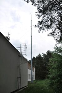 Maszt antenowy wysokości 21m