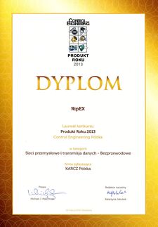 RipEX - Produkt Roku 2013